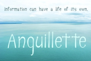 Anguillette Font: Art Nouveau Style for Green Branding