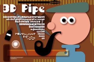 BD Pipe Font: Rounded Typography for Digital Design