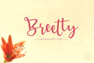 Breetty Font: Playful Script for Handmade Labels
