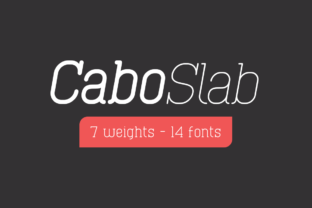 Cabo Slab Font for Editorial Design and Publishing