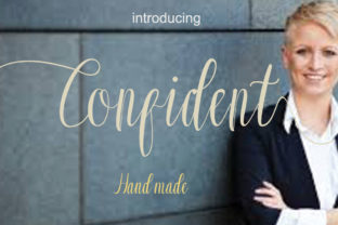 Confident Font Review: A Fluid Thin Script for Makers