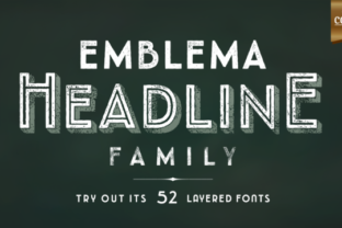 Emblema Headline Font for Modern Editorial Design