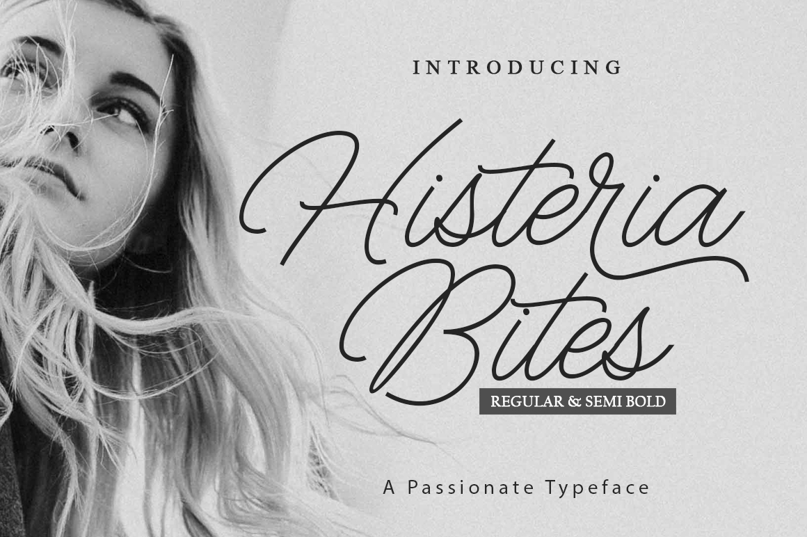 Histeria Bites Font: Modern Branding for Small Business