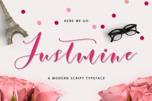 Justmine Font Review: A Modern Script for Feminine Branding