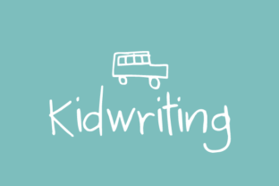Kidwriting Family Font for Creative Web Design