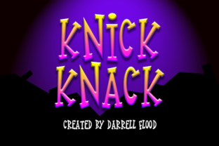 Knick Knack Font: Whacky Serif for Craft Projects