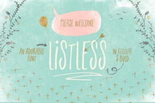 Listless Font: Handcrafted Script for Makers