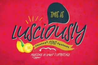 Lusciously Font Review for Handmade Products