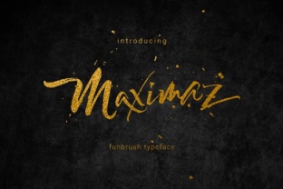 Maximaz Font: Passionate Script for Handmade Designs
