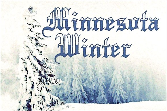 Minnesota Winter Font: Elevating Small Business Branding