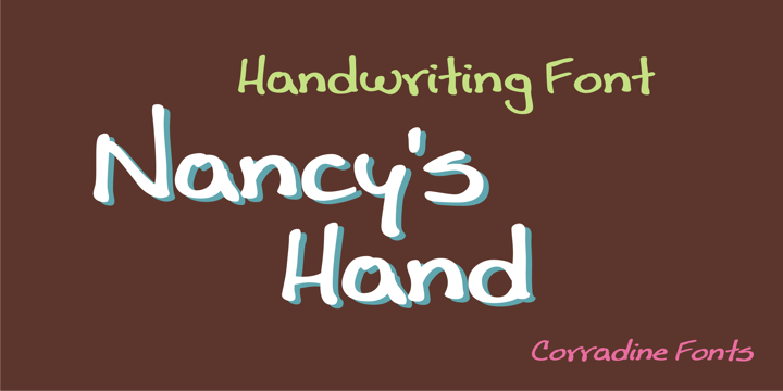 Nancy s Hand Family Font for Digital Branding