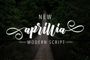New Aprillia Font Review for Handmade Branding
