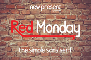 Red Monday Font Review: A Clean Sans Serif for Branding