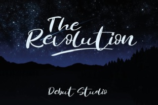 Revolution Brush Font for Editorial Design and Digital Layouts