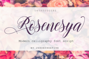 Rosenesya Font: Elegant Script for Digital Branding