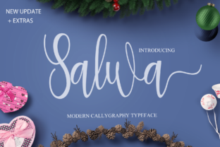 Salwa Font: Modern Calligraphy for Handmade Products