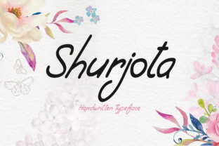 Shurjota Font: Modern Handwritten Typography for Web Design