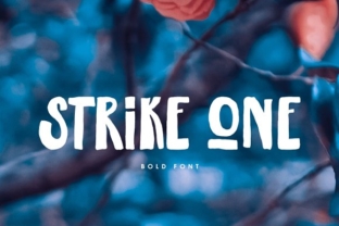 Strike One Font: Elevating Editorial Layouts with Handcrafted Script