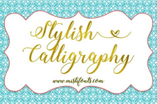 Stylish Calligraphy Font for Editorial Design