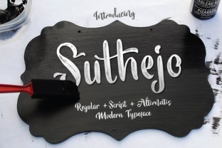 Suthejo Font Review: A Stunning Script for Makers