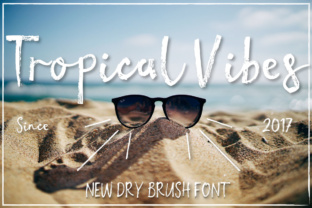 Tropical Vibes Font: Elevating Campaign Visuals with Hand-Painted Script