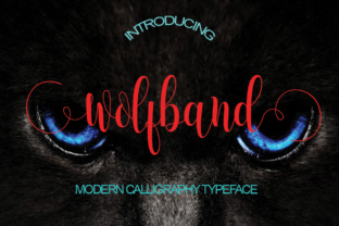 Wolfband Font: Modern Calligraphy for Web Design