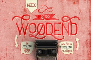Woodend Font: A Handcrafted Typeface for Editorial Design