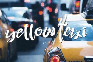 Yellow Taxi Font Review for Social Media Campaigns